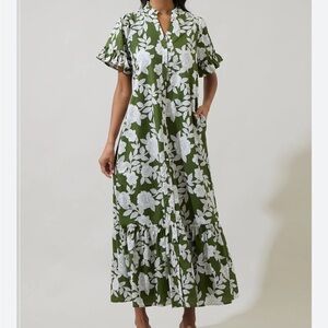 Sugarlips Floral Midi Dress